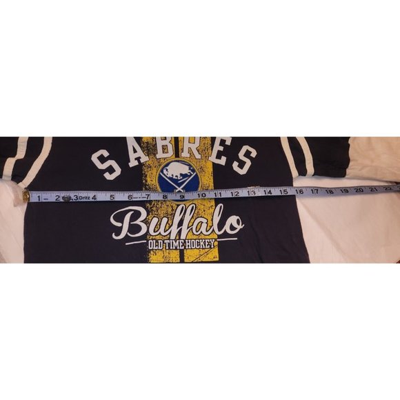 OTH Buffalo Sabres Hockey long sleeve shirt Hoodie youth MEDIUM - Picture 8 of 11